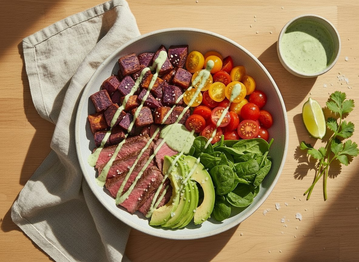 Steak & Sweet Potato Harvest Bowl
