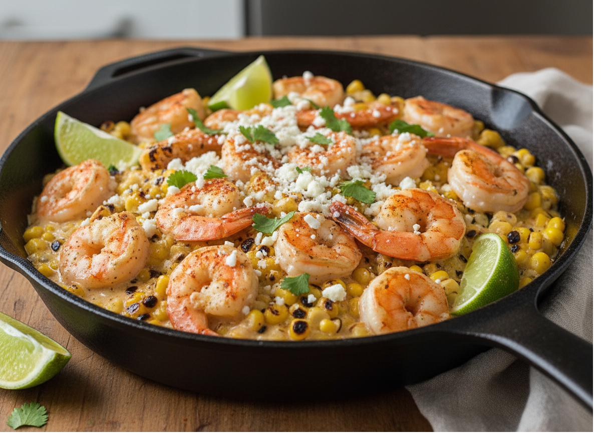 Street Corn Shrimp Skillet